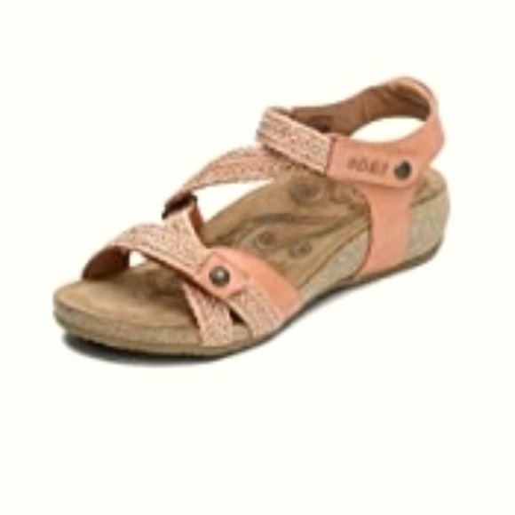Taos Footwear Women's Trulie Cantaloup Sandal 11-11.5 M US - Picture 1 of 5
